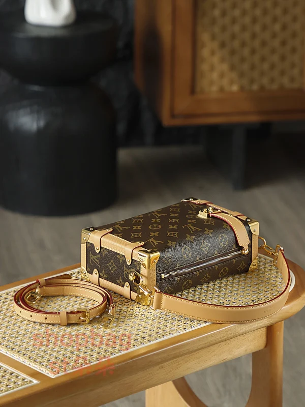 高仿包包 LV Side Trunk MM 老花 單肩包-M46358：圖片 10