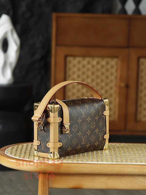 高仿包包 LV Side Trunk MM 老花 單肩包-M46358：圖片 7