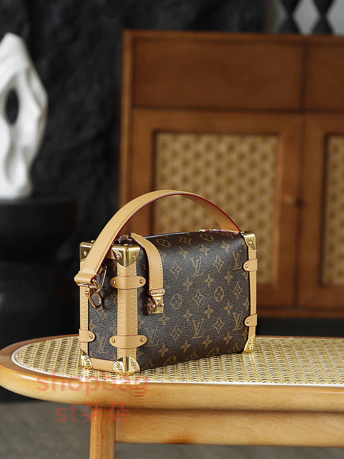 高仿包包 LV Side Trunk MM 老花 單肩包-M46358 6 高仿包包 LV Side Trunk MM 老花 單肩包-M46358