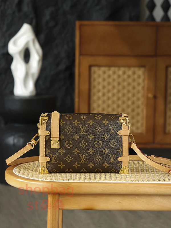 高仿包包 LV Side Trunk MM 老花 單肩包-M46358：圖片 5