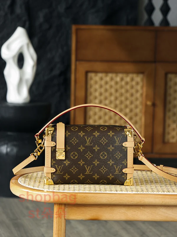 高仿包包 LV Side Trunk MM 老花 單肩包-M46358：圖片 2