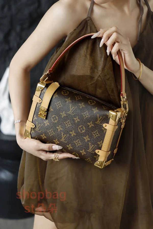 高仿包包 LV Side Trunk MM 老花 單肩包-M46358：圖片 24
