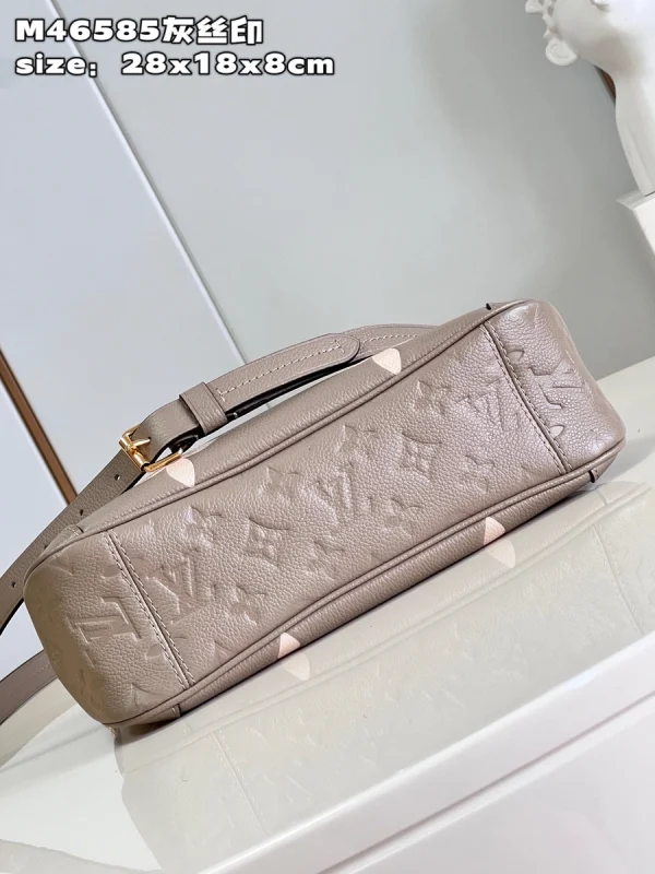 LV Trianon PM  Monogram EPI 灰丝印 手提包-M46585：圖片 8
