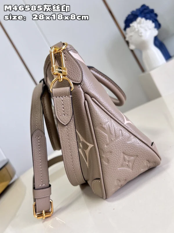 LV Trianon PM  Monogram EPI 灰丝印 手提包-M46585：圖片 6