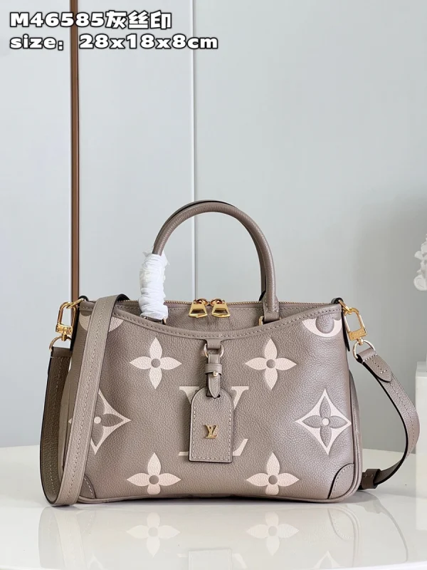 LV Trianon PM  Monogram EPI 灰丝印 手提包-M46585：圖片 2