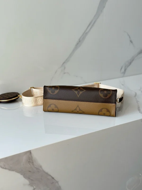 LV OnTheGo East West Monogram手提包 肩帶托特包-M46653：圖片 6