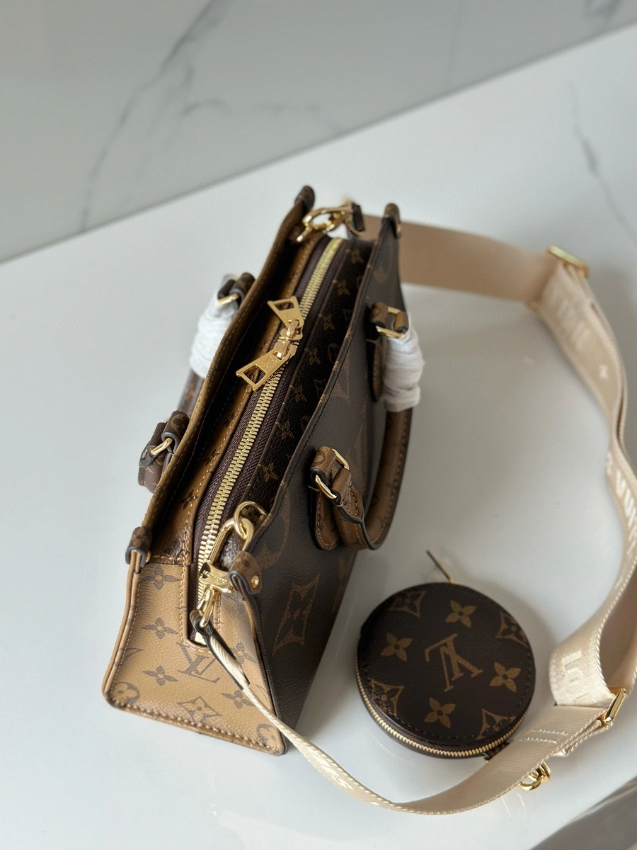 LV OnTheGo East West Monogram手提包 肩帶托特包-M46653 4 LV OnTheGo East West Monogram手提包 肩帶托特包-M46653
