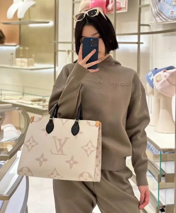 LV OnTheGo MM Monogram 托特包包s-M46912：圖片 3