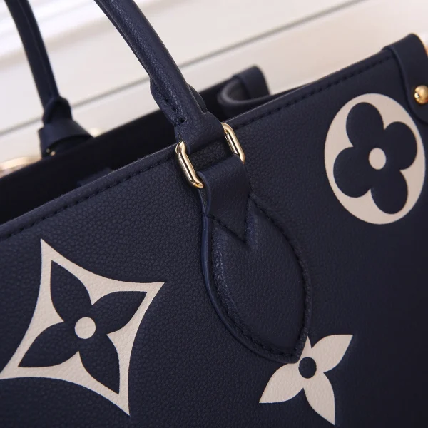 LV OnTheGo MM Monogram EPI 購物袋托特包包-M47084：圖片 6