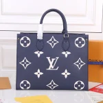 LV OnTheGo MM Monogram EPI 購物袋托特包包-M47084：圖片 4