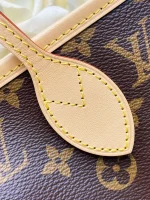 LV Neverfull PM Monogram 兔子貼章  購物托特包包-M47200：圖片 12