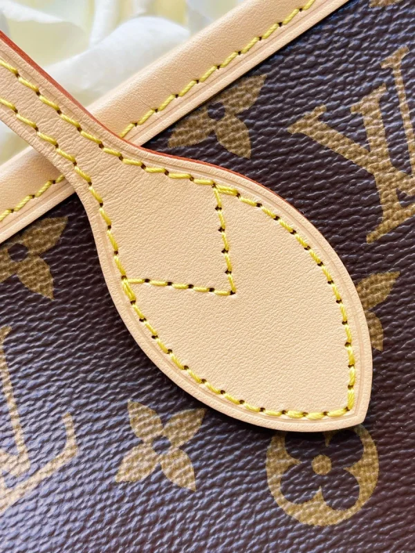 LV Neverfull PM Monogram 兔子貼章  購物托特包包-M47200：圖片 12
