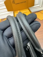 LV Bella 黑色打孔花 雙手提托特包包-M59200：圖片 24
