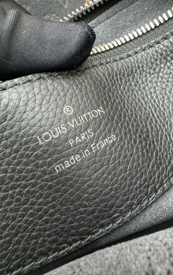 LV Bella 黑色打孔花 雙手提托特包包-M59200：圖片 11
