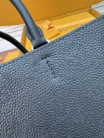 LV Bella 黑色打孔花 雙手提托特包包-M59200：圖片 10