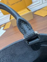 LV Bella 黑色打孔花 雙手提托特包包-M59200：圖片 22