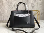 LV Marelle MM黑色紋理 肩背 手提托特包包-M59954：圖片 4