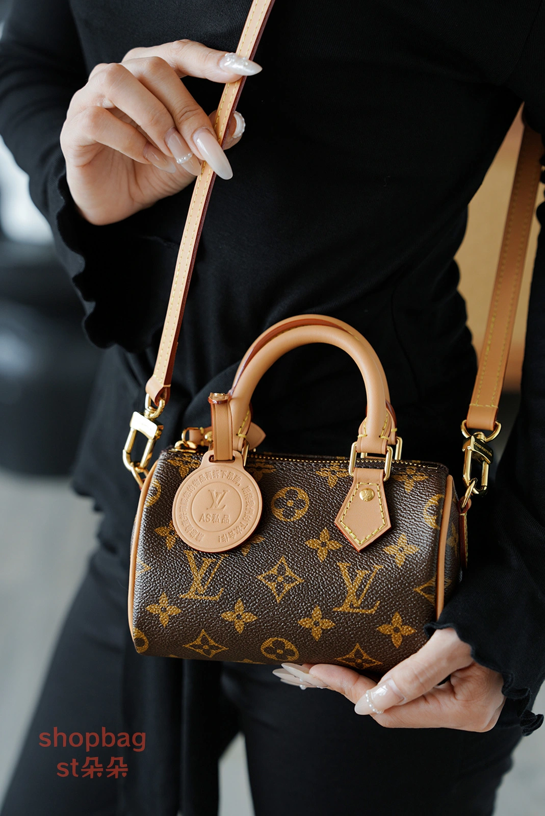 台灣LV Nano Speedy Monogram 迷你波士頓包 旅行包包-M81085 24 LV包包 高仿包 台灣LV 精品包