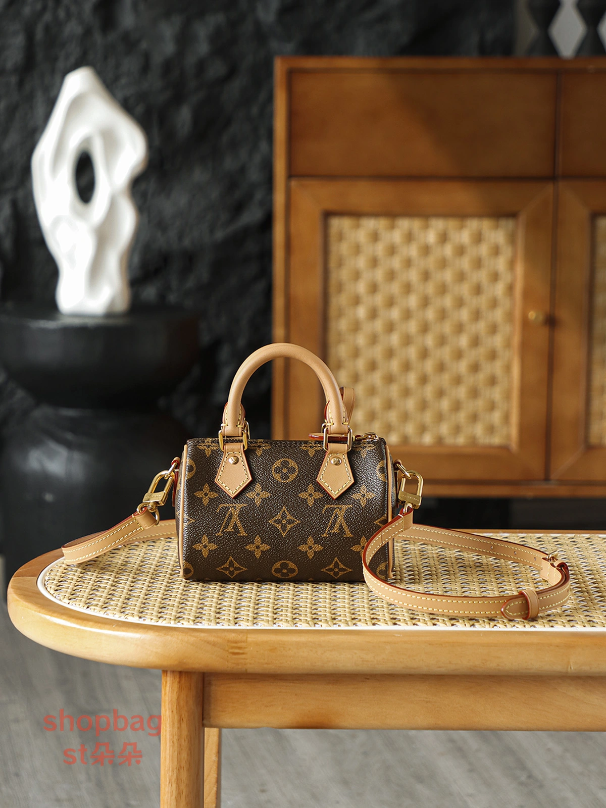 台灣LV Nano Speedy Monogram 迷你波士頓包 旅行包包-M81085 4 LV包包 高仿包 台灣LV 精品包