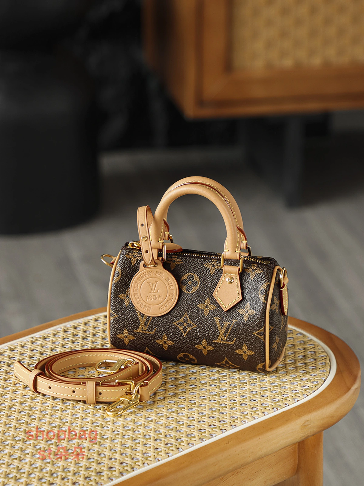 台灣LV Nano Speedy Monogram 迷你波士頓包 旅行包包-M81085 5 LV包包 高仿包 台灣LV 精品包