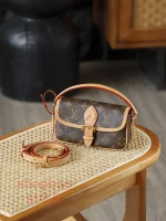 高仿包包 LV Nano Diane 老花 單肩斜挎包 -M83298：圖片 5