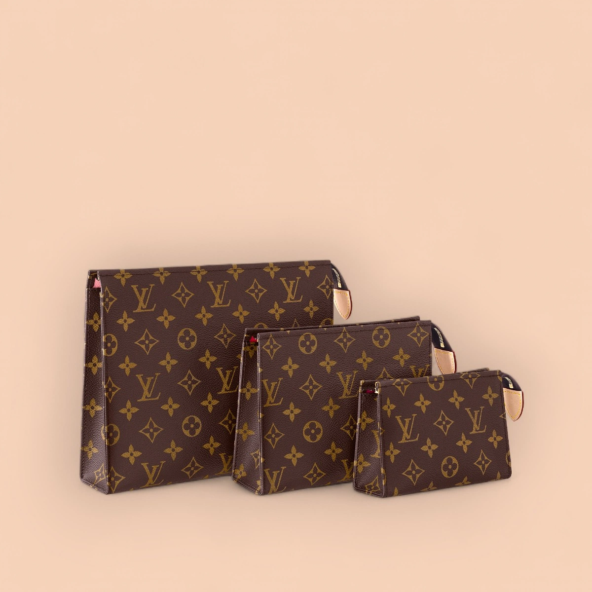 LV Trio Toilet Pouch Monogram 手拿系列 收納包-M47195