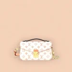 LV Pochette Métis East West Monogram Dune 鏈條麻將包-M46914