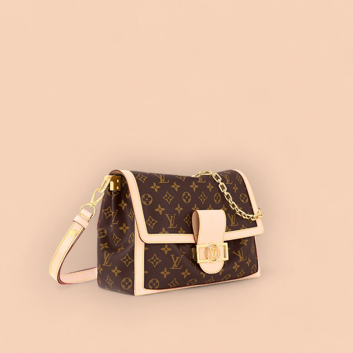 LV Dauphine Soft GM Monogram 鏈條包包包-M47149