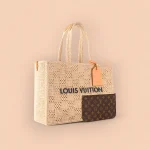 LV Summer Shopper 托特 MM Damier Raffia 托特包包-M25008
