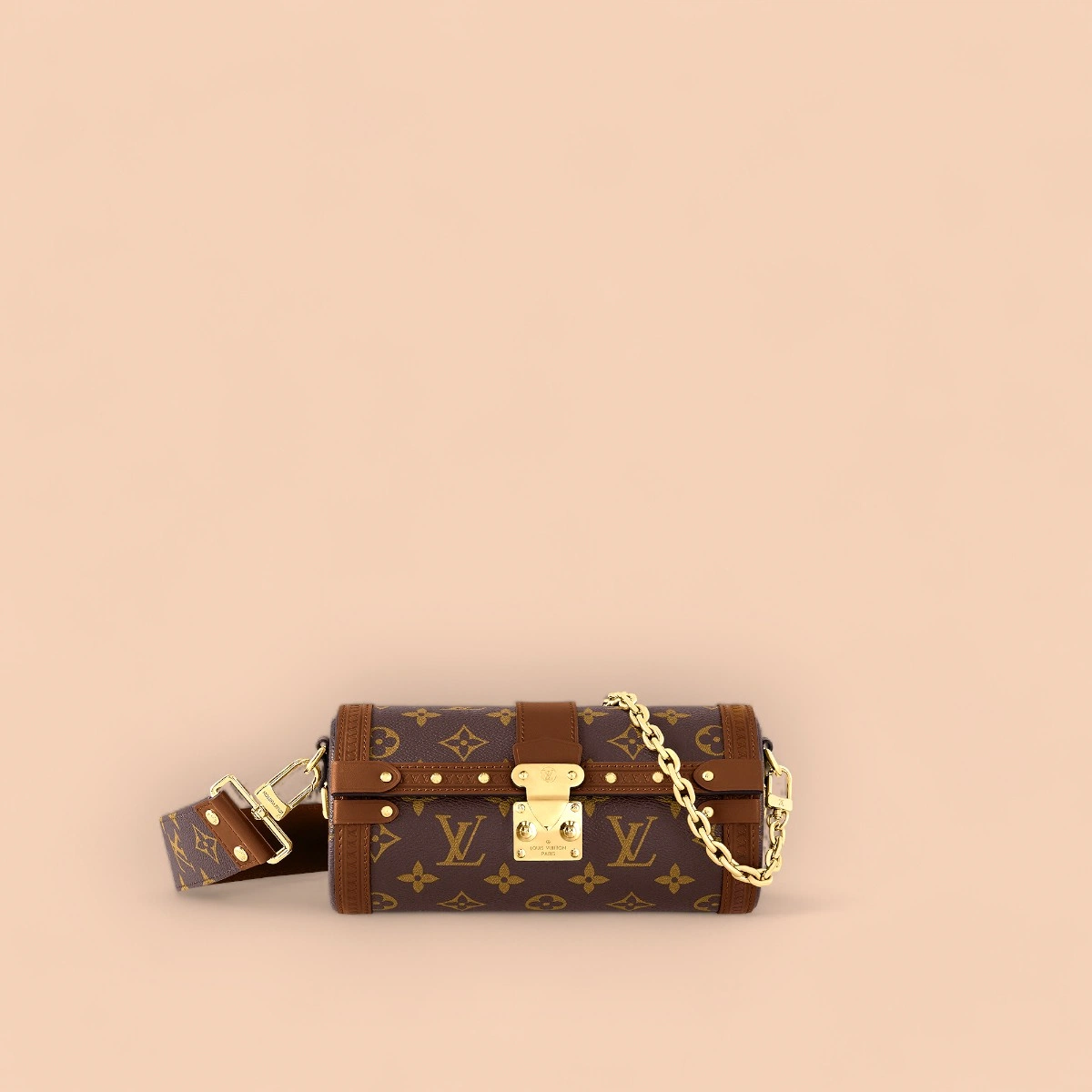 LV Papillon Trunk Monogram 圓筒包-M57835 1 LV Papillon Trunk Monogram 圓筒包-M57835