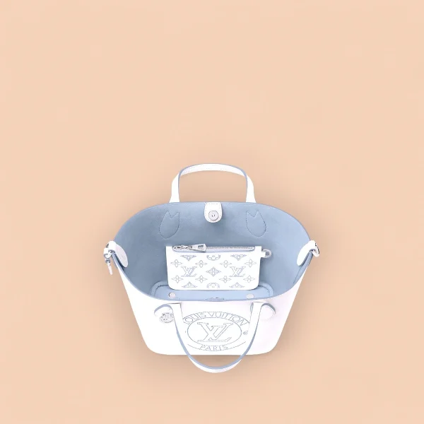 LV Blossom PM Mahina Circle 圖案 水桶包-M11734：圖片 3