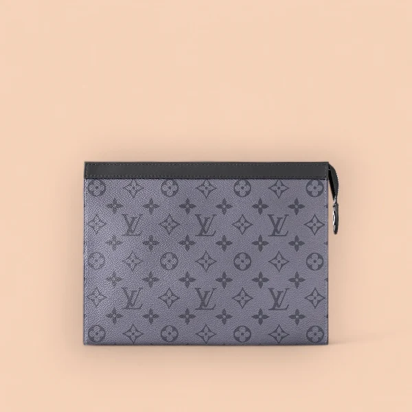 LV Pochette Voyage MM 男士百搭Monogram 手拿包-M69535