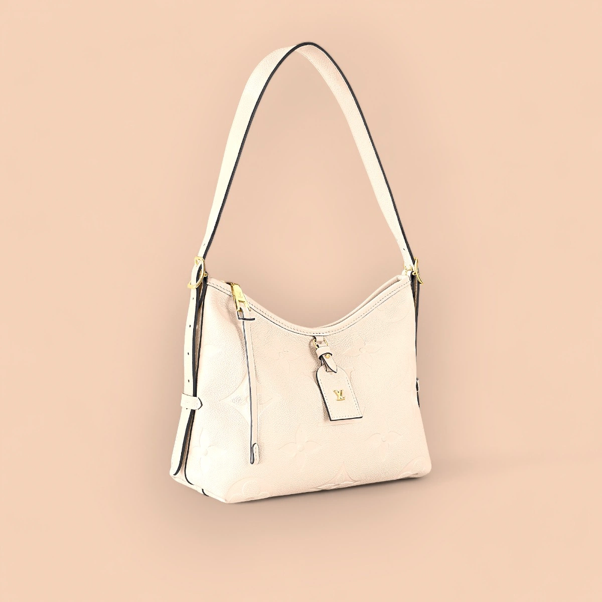 LV CarryAll PM Monogram Empreinte 單肩 媽媽包包-M46293