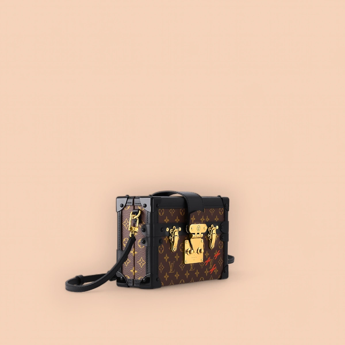LV Petite Malle 鏈條 小箱子包 斜揹包-M45943
