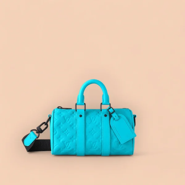 LV Keepall Bandoulière 25 Turquoise色 旅行包包-M11996