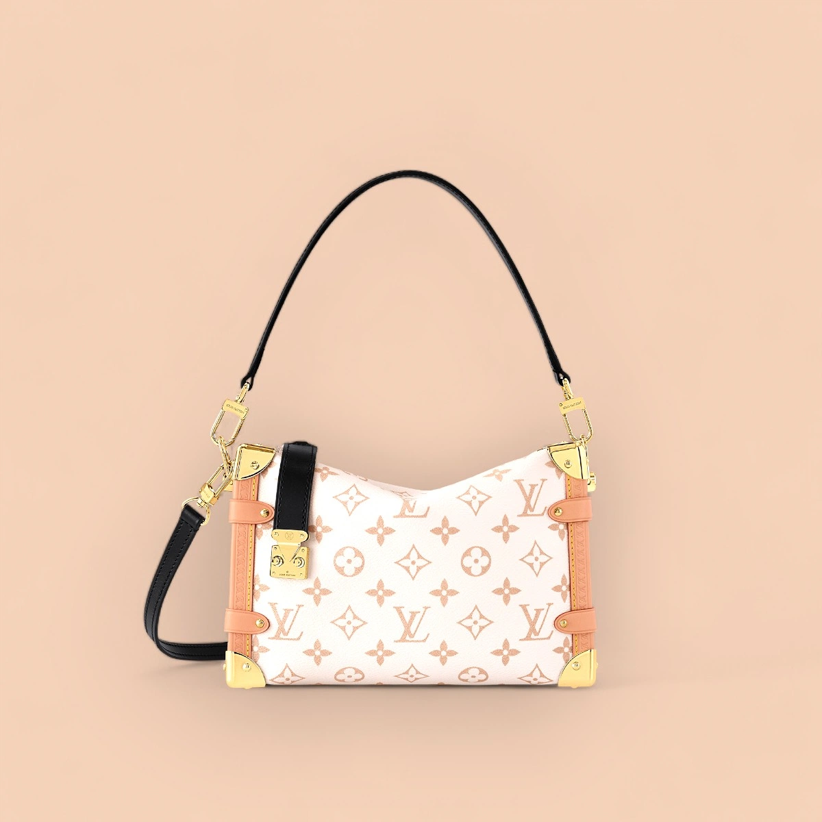 LVSide Trunk MM Monogram Dune 方盒子 鏈條包包-M46907 1 LVSide Trunk MM Monogram Dune 方盒子 鏈條包包-M46907