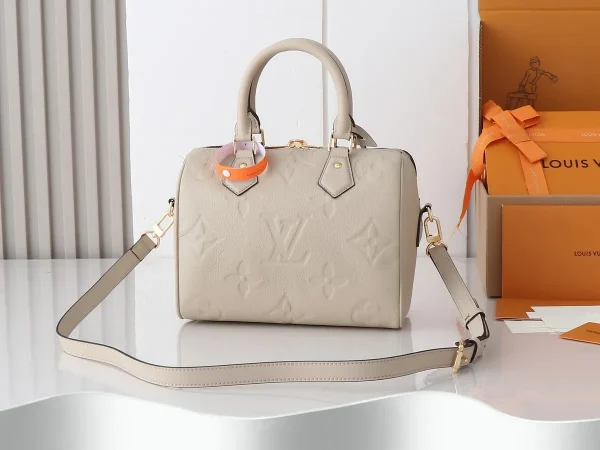 LV Speedy Bandoulière 25 Monogram EPI 波斯頓 旅行包包-M59273：圖片 3