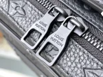 LV Handle Soft Trunk 黑色壓花男士包包-M59163：圖片 9