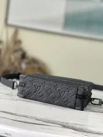 LV Handle Soft Trunk 黑色壓花男士包包-M59163：圖片 6