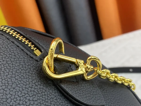 LV Speedy Bandoulière 20 Monogram 黑色EPI皮革 波斯頓 旅行包包-M58953：圖片 8