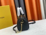 LV Speedy Bandoulière 20 Monogram 黑色EPI皮革 波斯頓 旅行包包-M58953：圖片 5