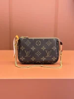 LV Mini Pochette Accessoires Monogram 三合一麻將包-M58009：圖片 2