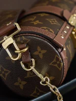 LV Papillon Trunk Monogram 圓筒包-M57835：圖片 8