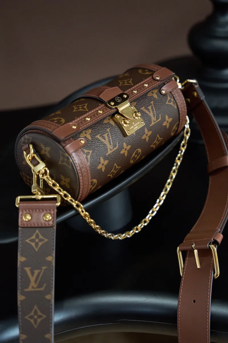 LV Papillon Trunk Monogram 圓筒包-M57835 6 LV Papillon Trunk Monogram 圓筒包-M57835