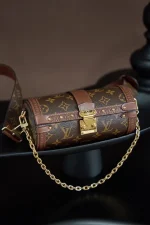 LV Papillon Trunk Monogram 圓筒包-M57835：圖片 4