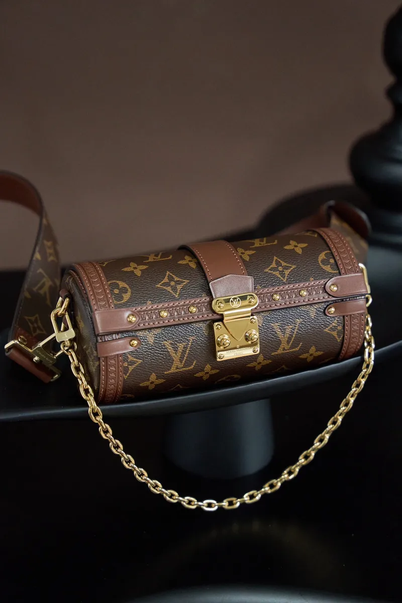 LV Papillon Trunk Monogram 圓筒包-M57835 4 LV Papillon Trunk Monogram 圓筒包-M57835