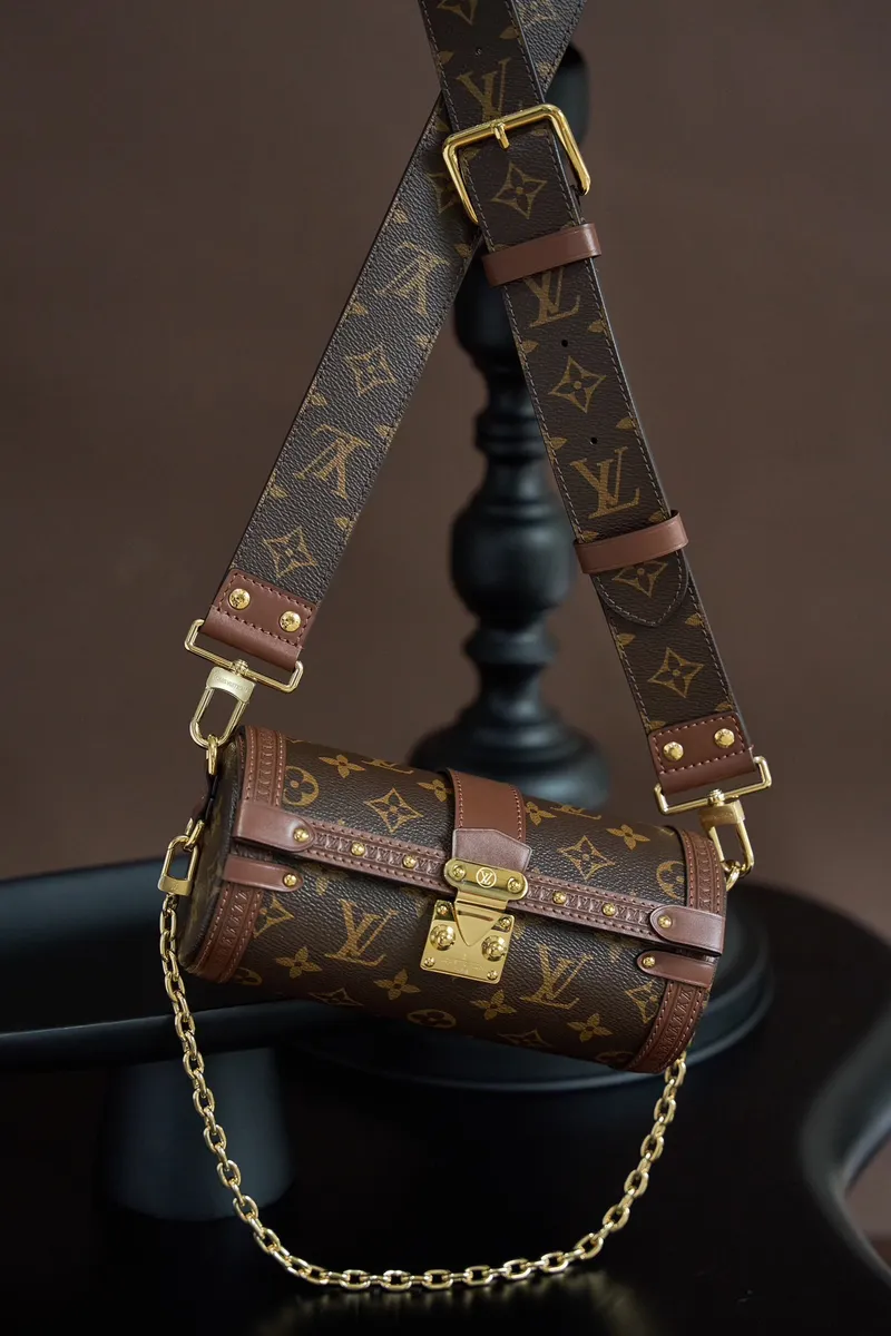 LV Papillon Trunk Monogram 圓筒包-M57835 7 LV Papillon Trunk Monogram 圓筒包-M57835
