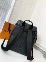 LV Montsouris 男士印花黑色背包-M46683：圖片 4