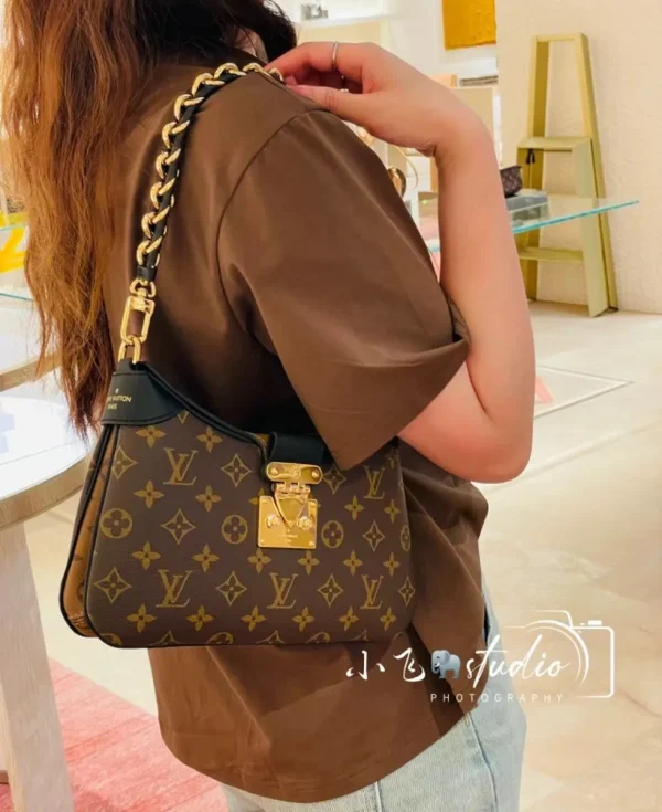 LV Twinny Monogram 鏈條包包-M46659：圖片 5