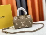 LV Speedy Bandoulière 20 Monogram 壓花EPI皮革 斜揹包-M46575：圖片 2